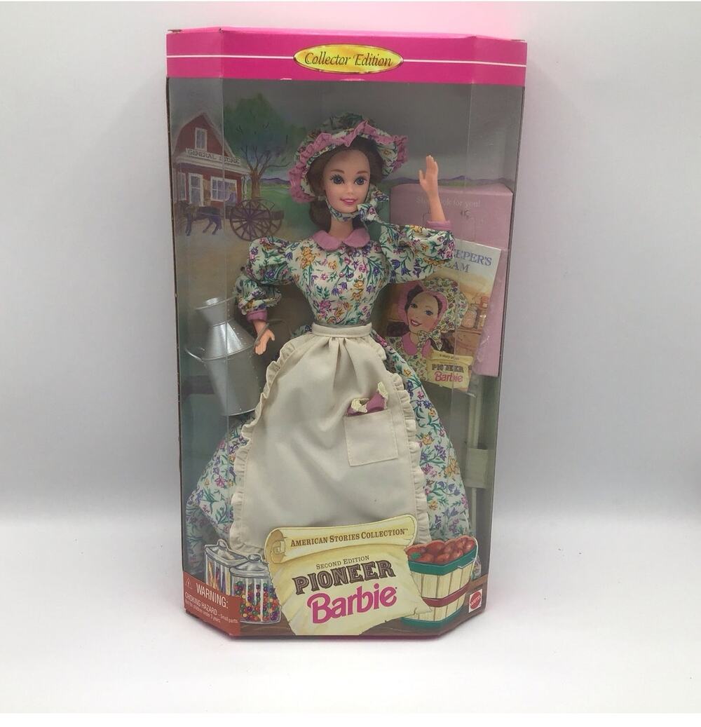 1995 Pioneer Barbie Doll American Stories Second Edition Mattel 14756 NIB NRFB